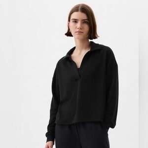 NWT Black Gap Cloudlight Supersoft V-neck Sweathirt with Point Collar XXL Tall